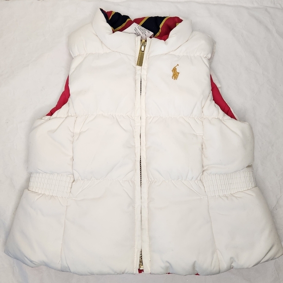 12M Ralph Lauren Reversible Down Puffer Vest - Picture 3 of 15